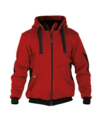300400 Dassy Pulse Sweatshirt jakke rød og sort 